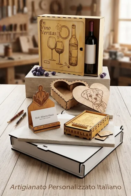 scatole personalizzate legno